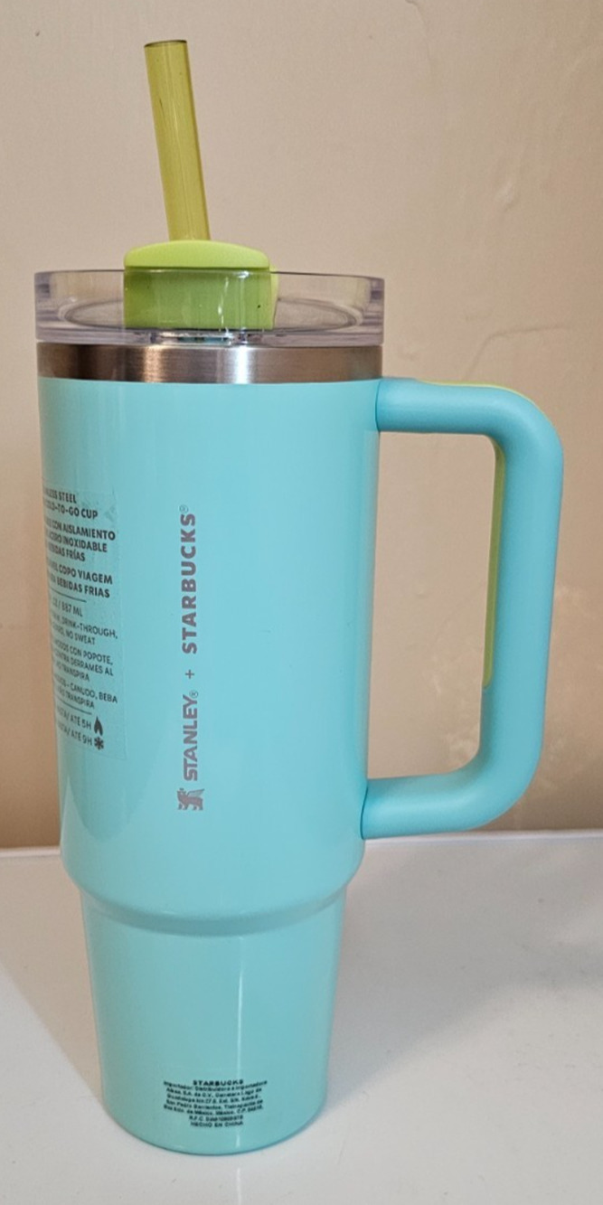 Stanley x Starbucks Mexico Exclusive 30 oz Summer 2025 Aquamarine US seller